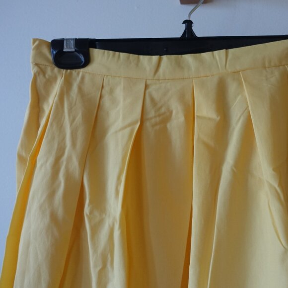 Banana Republic Factory BR Poplin Pleated Midi Skirt S Small SM - Picture 5 of 11